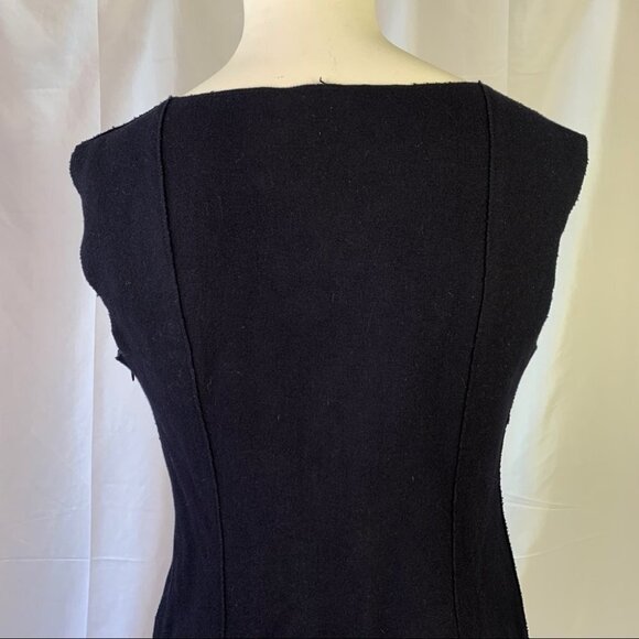 PHILOSOPHY DI ALBERTA FERRETTI BLUE NAVY MINI  DRESS SHORT SLEEVE BOHEMIAN DRESS - Picture 5 of 11